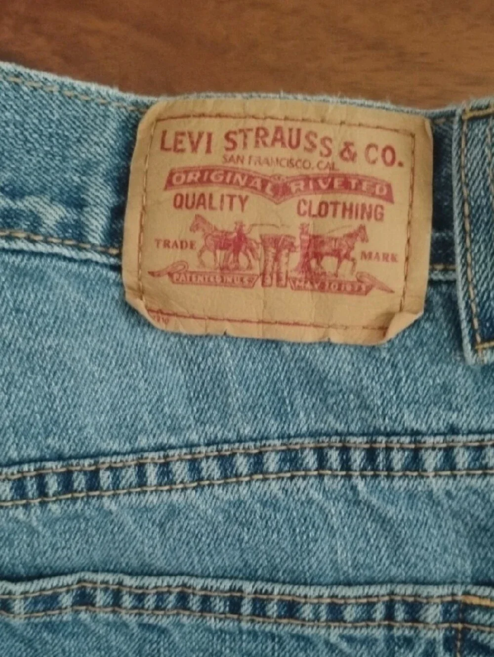 Levi's Teal-Blue Denim Men's Jean Shorts